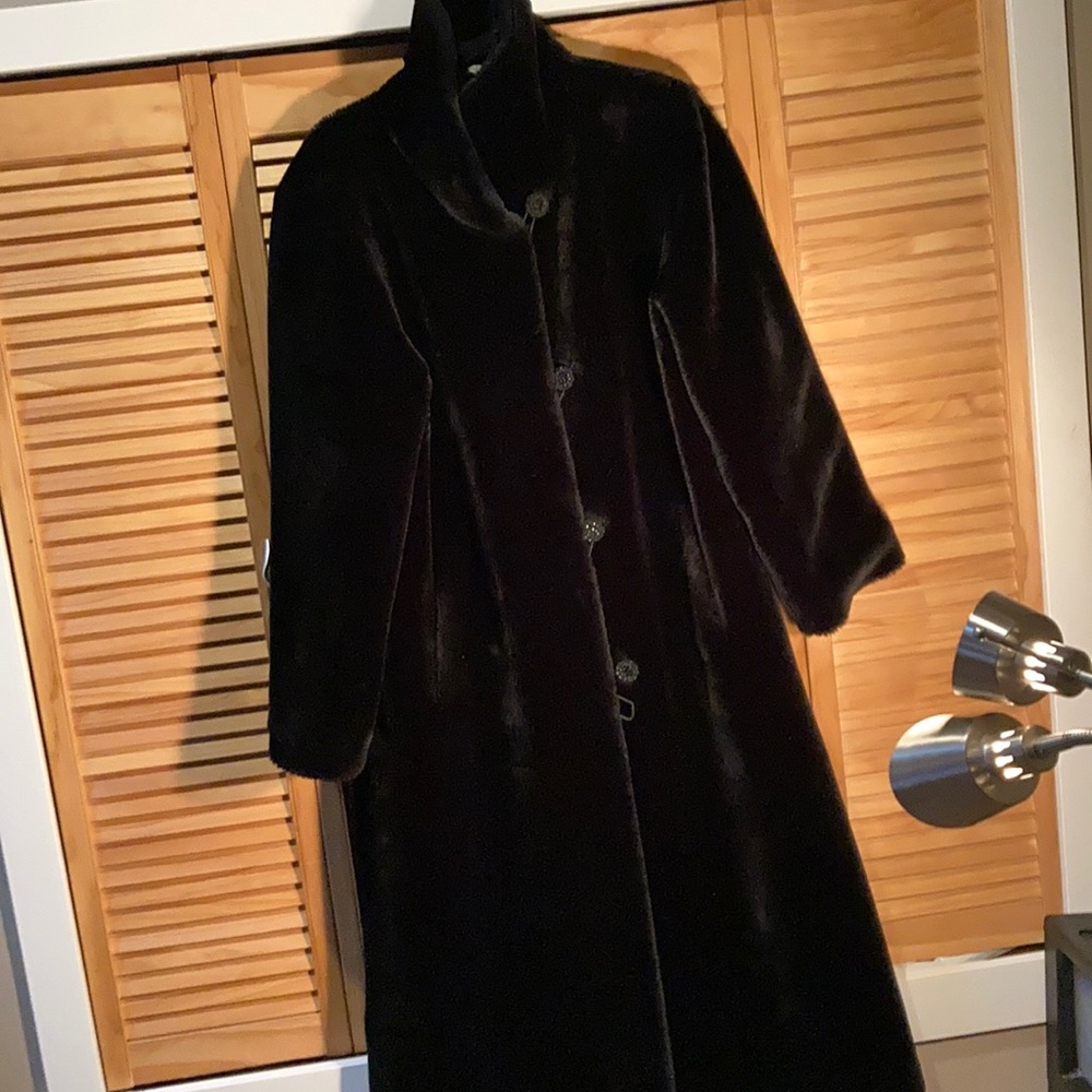 COPY - Full length teddy bear coat